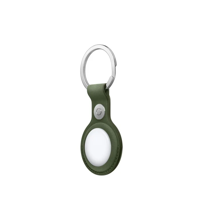 FineWoven AirTag Key Ring Moss - iPhone Accessories - Apple