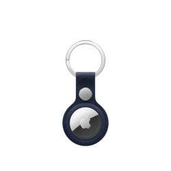 FineWoven AirTag Key Ring Marine Blue - iPhone Accessories - Apple
