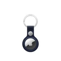 FineWoven AirTag Key Ring Marine Blue - iPhone Accessories - Apple 1