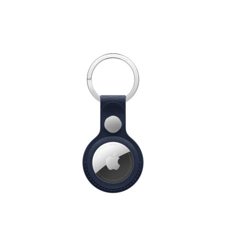 FineWoven AirTag Key Ring Marine Blue - iPhone Accessories - Apple