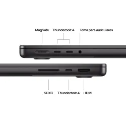 14-inch MacBook Pro: Apple M5 chip with 10‑core CPU and 10‑core GPU, 24GB, 1TB SSD - Space Black - MacBook Pro -  3