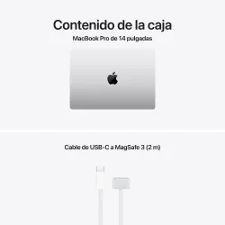 14-inch MacBook Pro: Apple M5 chip with 10‑core CPU and 10‑core GPU, 16GB, 1TB SSD - Silver - MacBook Pro -  4