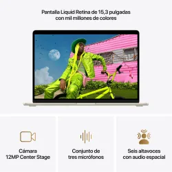 🤑Rebajas MacBook Air 15 M5 16GB 512GB Blanco estrella  9