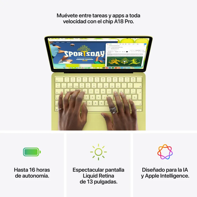 🤑Rebajas MacBook Neo A18 Pro 8GB 512GB Touch ID Indigo 