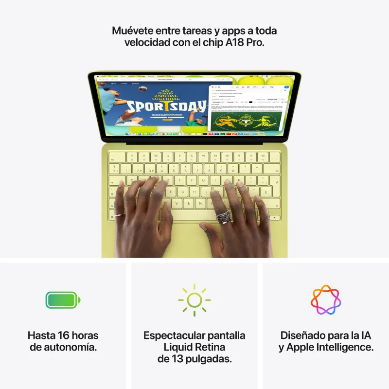 🤑Rebajas MacBook Neo A18 Pro 8GB 512GB Touch ID Plata 