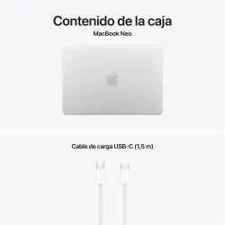 🤑Rebajas MacBook Neo A18 Pro 8GB 512GB Touch ID Plata  2