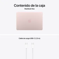 🤑Rebajas MacBook Neo A18 Pro 8GB 256GB Rosa nube  1
